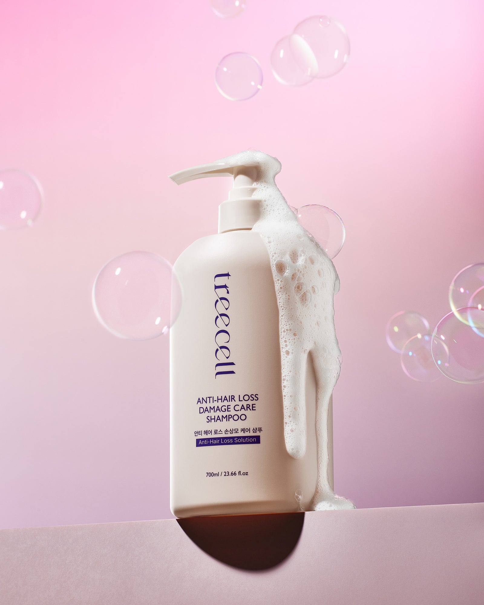 treecell Anti hair loss Damage care shampoo with foam