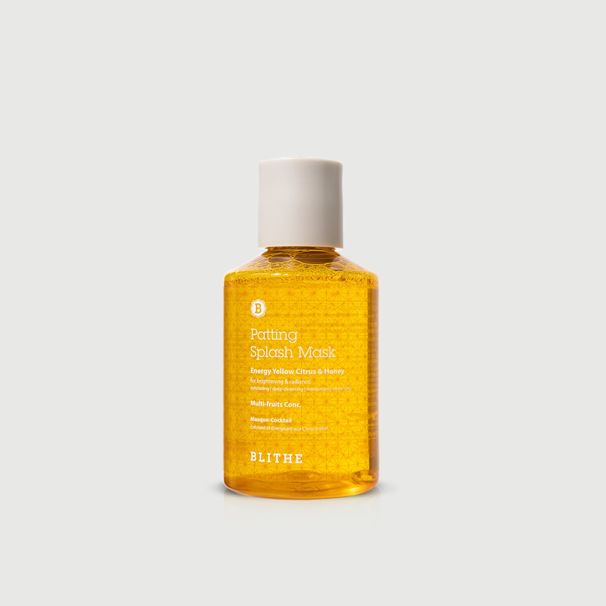 BLITHE Patting Splash Mask Energy Citrus and Honey for brightening and radiance 洗臉面膜 150ml