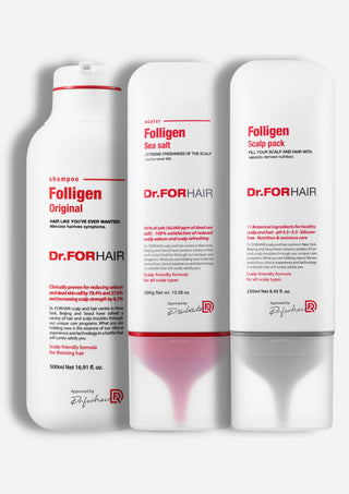 Dr.FORHAIR Folligen 3步套裝洗髪護理組合 500ml