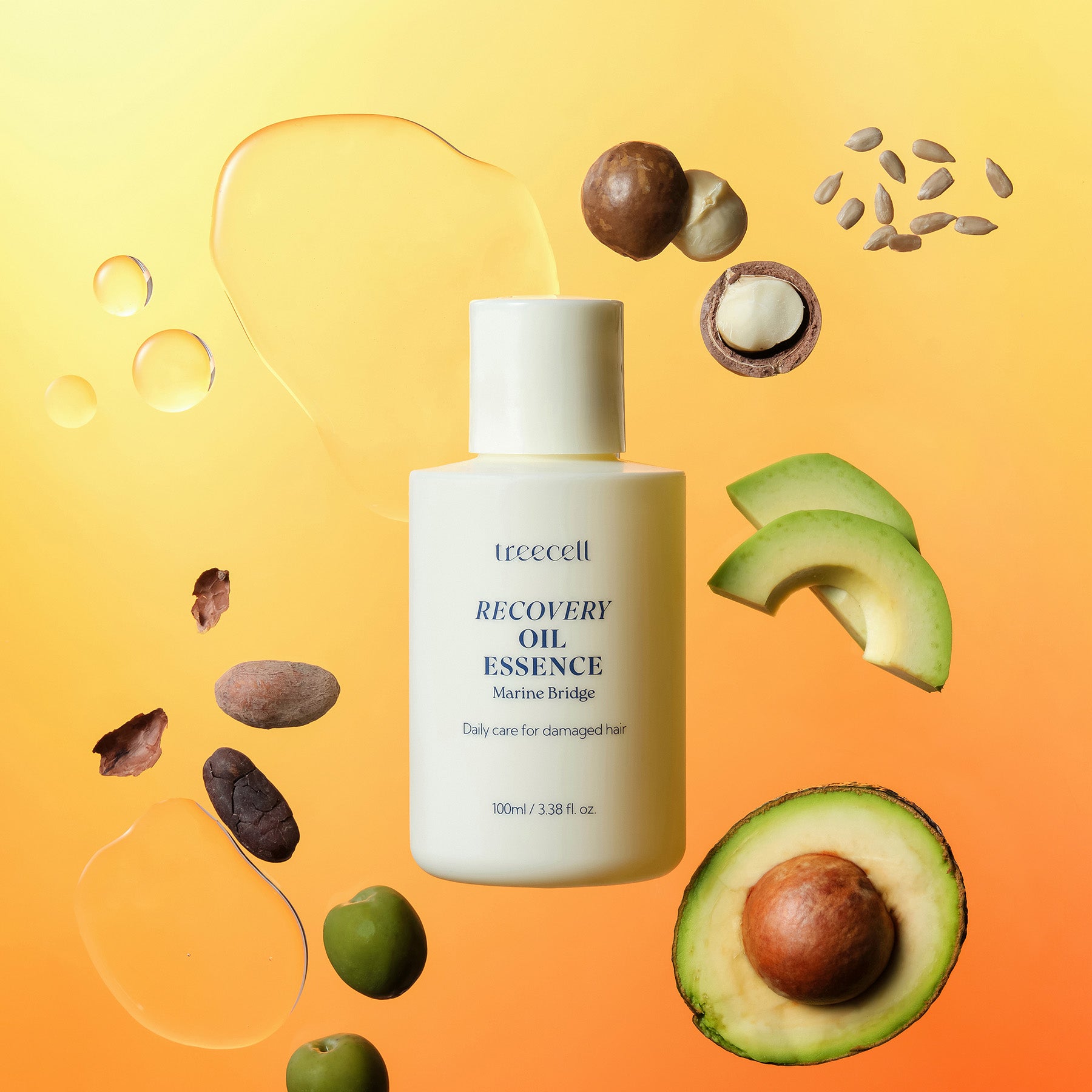 treecell Recovery Oil Essence 頭髮精華油 100ml | 每日護理受損頭髮打造絲柔髮質