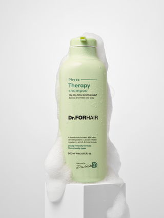 Dr.FORHAIR Phyto Therapy洗髮乳 500ml 新款,, 充滿濃厚泡沫
